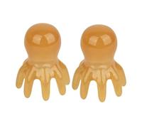 predolo Masajeador de cuero cabelludo con forma de pulpo, herramienta facial, portátil, ligero, manual, peine de masaje de cabeza para el hogar, oficina, S