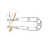 predolo Medidor de Grosor para Violín Calibrador de Luthier Herramienta con Indicador de Esfera Preciso Rango 0-10mm Material de Aluminio Adecuado para