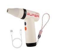 predolo Mini secador de cabello secador rápido 3 niveles Ajuste de velocidad del viento Secador inalámbrico para el hogar, Azul