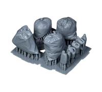 predolo Miniatura de Basura a Escala 1:35, Accesorios para escenas, maquetas de dioramas, Resistente y pequeña.