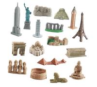 predolo Minikits de Construcción de Monumentos Históricos, Kits de Construcción de Arquitectura, Juguetes Educativos, Minifiguras para Escritorio, Adultos, 17 Piezas, Individual