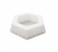 predolo Molde Hexagonal Hueco Reutilizable Herramienta de Construcción para Constructores, 20 8 3