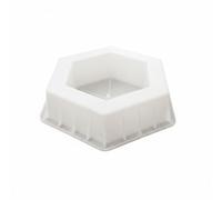 predolo Molde Hexagonal Hueco Reutilizable Herramienta de Construcción para Constructores, 20 8 4