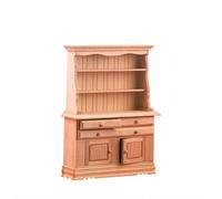 predolo Mueble en Miniatura para Casitas Muñecas Realista Librería en Miniatura corativo Armario con Cajones para Coleccionistas