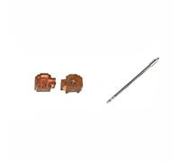 predolo Núcleo Calefactor T12 Compatible con Varios Mandos Punta T12 Desmontable Repuesto Cabezal de Soldador para Reparación, Taller, Paquete De Punta De Soldador De 16 Mm Para Joystick