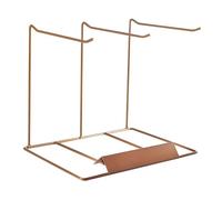 predolo Organizador de Joyas, Expositor de Joyas, Soporte de Almacenamiento de Joyas, Estante de Almacenamiento de Joyas para Mujer para Pendientes, Gafas Y C, 3FilaOro 26x19x22cm, universal