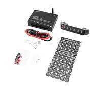 predolo Panel de Interruptores para Asa de Agarre con Centro de Mando Y Módulo de Potencia de 12-24V DC con Cableado Adecuado para Controlar Luces en Prado