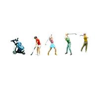 predolo Paquete de 4 Figuras de Minigolf a Escala 1:64 para Escenas Al Aire Libre, con Bolsa