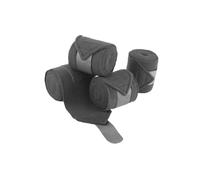 predolo Paquete de 4 Vendas de Vellón Suave para Patas de Caballo para Entrenamiento de Salto, Gris