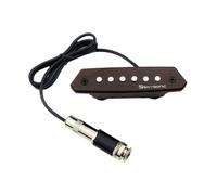 predolo Pastilla Acústica Doble Bobina Pasiva para Guitarra Acústica con Transductor Eléctrico Preamplificador y Cable de Audio Función Bajo Ruido Adecuada