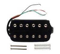predolo Pastilla de Guitarra Eléctrica Humbucker de Doble Bobina, Fácil de Instalar, con División de Bobina, Accesorios para Instrumentos, Adecuada para, Puente de 52 mm