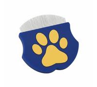 predolo Peine de Aseo Peine de Limpieza Mascotas Peine Facial Peine para Ojos Eliminación Efectiva de Residuos Manejo Cómodo Adecuado para Animales Domésticos, Azul