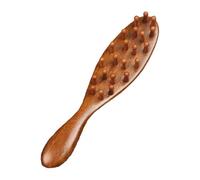 predolo Peine de Masaje de Madera, Herramienta de Peluquería, Cepillo para El Cabello, Depurador de Cabello, Multiusos, Conveniente, Manual, Portátil, 22 Dientes de Largo