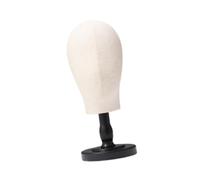 predolo Peque de peluca Mannequin Head Standing Multipurpose con soporte de sombrero base soporte de peluca para sombreros para sombreros Capa salón de inicio, Corto Negro