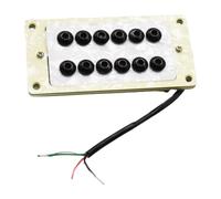 predolo Pieza de Repuesto para Pastilla Humbucker de Guitarra Eléctrica, Fácil Instalación, Accesorios para Instrumentos Musicales, Puente