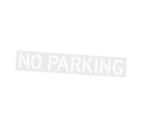 predolo Plantilla No Parking Plantilla Reutilizable Señalización de Pavimento Silicona Flexible para y Adecuada para Estacionamientos Áreas