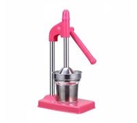 predolo Prensador de Cítricos Manual Resistente Al Óxido Exprimidor Exprimidor de Cítricos Acero Inoxidable Nivel Comercial Prensador Naranja Manual, Rosa