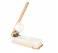 predolo Prensador de Madera para Pasta Hecho a Mano Herramienta para hacer Tortas de Arroz Multiusos para Cocineros Caseros, Principiantes, 95x45mm Plástico L