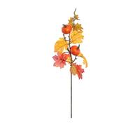 predolo Rama de Hojas de Arce Artificiales, Planta Falsa, Hojas de otoño, selección para Corona de Bricolaje, arreglo Floral, Style D