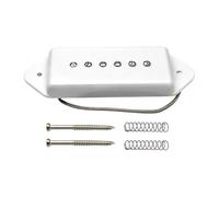 predolo Reemplazo de pastilla de bobina simple P90, tono clásico, fácil de instalar, diseño vintage, piezas de guitarra, Puente Blanco