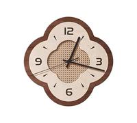 predolo Reloj de Pared Moderno para El Hogar, Diseño Silencioso para La Habitación de Los Niños Y El Dormitorio, Flor, Individual