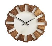 predolo Reloj Redondo de Madera, Reloj de Pared, Colgante, decoración del hogar, Regalo, silencioso, sin, para Hotel, baño, Dormitorio, Fiesta de Bodas, 30 Centimetros
