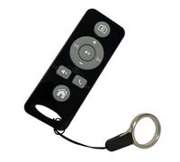 predolo Reproductor de música Multimedia Control Remoto, Controlador Fácil de Usar Portátil Subir Volumen Bajar Silencio para Reproducir Pausa Siguiente Pista