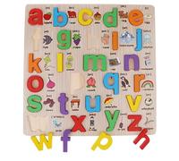 predolo Rompecabezas de Madera Letras Abecedario Animales Niños Juego Educativo Tablero Didáctico Adecuado para Enseñanza Temprana Regalo de