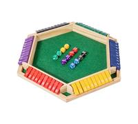 predolo Shut The Box Juego de Mesa Tablero de Madera Cierre de Números Fichas Abatibles Aprendizaje de Matemáticas Material de Madera y, Multi