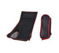 predolo Silla Plegable de Camping de Tela de Repuesto para Playa, jardín, Respaldo para Patio, Rojo