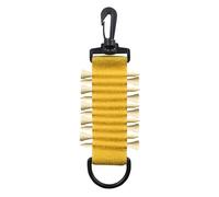 predolo Soporte, Organizador Deportivo para Exteriores, Portatees de Golf Portátil para Cinturones de Golfistas, para Jugar Al Golf Y con, Amarillo