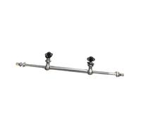 predolo Soporte para bombo Tom Snare con tornillo de montaje, piezas de percusión, aleación, doble extremo con varillas de tensión, fácil instalación, Espaciado entre Agujeros 8cm
