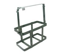 predolo Soporte para Latas de Gas Jerry, Soporte Fijo para Tambor de Aceite de Coche, Montaje Versátil Reforzado, Estante de Tanque de Combustible de Metal de, 20L
