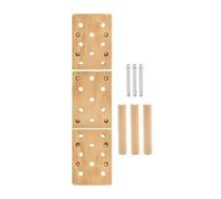 predolo Tabla de Clavijas de Escalada Montaje en Pared Panel de Escalada con Clavijas Bordes Redondeados para Niños, Deportistas, Gimnasio, Estilo A