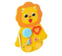 predolo Tablero de Actividades de Pared, Juguete de Aprendizaje temprano, cumpleaños o Rompecabezas de Animales, León