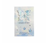 predolo Tarjeta de Mariposa 3D Incluye sobre Tarjeta Desplegable de Mariposa Diseño Romántico para Amistades, Parejas, Aniversario, Cumpleaños, Azul