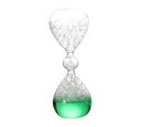 predolo Temporizador de reloj con burbujas, adorno para mesa, accesorio creativo hecho a mano con movimiento líquido, Verde, tal como se describe