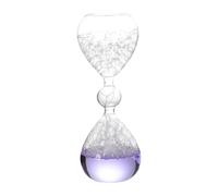 predolo Temporizador de reloj con burbujas, adorno para mesa, accesorio creativo hecho a mano con movimiento líquido, Violeta, tal como se describe