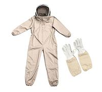 predolo Trajes de Apicultura Ventilados de Cuerpo Completo para Adultos - Traje de Apicultor de Capucha de Velo de Esgrima para Hombres Y Mujeres, XXL