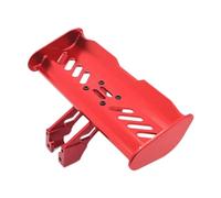 predolo Trasera Alerón Soporte Aluminio Resistente Accesorio Spoiler Trasero Fácil de Instalar y Quitar Adecuado para Modelos de Coche Teledirigido, Rojo