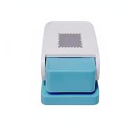 predolo Troqueladora Forma Sello Postal Diseña mismo Perforadora con Forma de Sello Usos Versátiles Herramienta para hacer Rompecabezas de Papel para Niños, 25x25cm 5810 Cuadrado