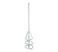 predolo Varilla para mezclar hormigón, varilla agitadora en espiral, resistente al óxido, fácil instalación, mezclador de pintura y yeso para taladro, 8cmx40cm