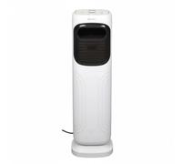 predolo Ventilador de Aire Acondicionado para Enfriar y Calentar Calefactor Humidificador Frontal Rectangular y Rejilla Oscura, color to 3, Control Remoto Con Pulverización