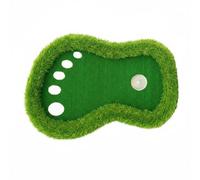 predolo Verde de Golf de Agua Césped Realista Alfombrilla Golf Flotante Resistente Al Desgaste Verde Putting para Entrenamiento, Huella Blanca Sin Accesorios, 60 X 90 Cm