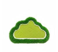 predolo Verde de Golf de Agua Césped Realista Alfombrilla Golf Flotante Resistente Al Desgaste Verde Putting para Entrenamiento, Nube Sin Accesorios, 60 X 90 Cm