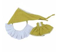 predolo Vestido de Muñeca BJD 1/6 Ropa Traje con Conjunto de Vestir sin Mangas Cierre Trasero Encaje Forro Suave Material Tela Adecuado para Coleccionistas , Verde Claro