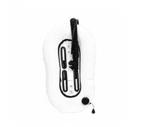 predolo Wing de Buceo Nylon Bladder de Wing Resistente Al Desgaste Air Cell Buceo para Buceadores, Blanco