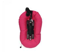 predolo Wing de Buceo Nylon Bladder de Wing Resistente Al Desgaste Air Cell Buceo para Buceadores, Rosa Fuerte