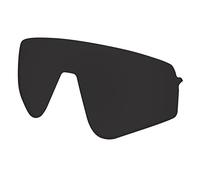 Predrox Lentes de barrido Sutro Lite de color negro oscuro de repuesto para Oakley Sunglass OO9465 polarizadas