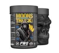 Preentreno Alta Potencia. 510 G. Pre Workout con Cafeína 300 mg, Ginkgo Biloba 50 mg, Ginseng 50 mg, L-arginina y Citrulina Malato. Energía y Rendimiento. Pre Entreno gimnasio fuerte. Banana Kick
